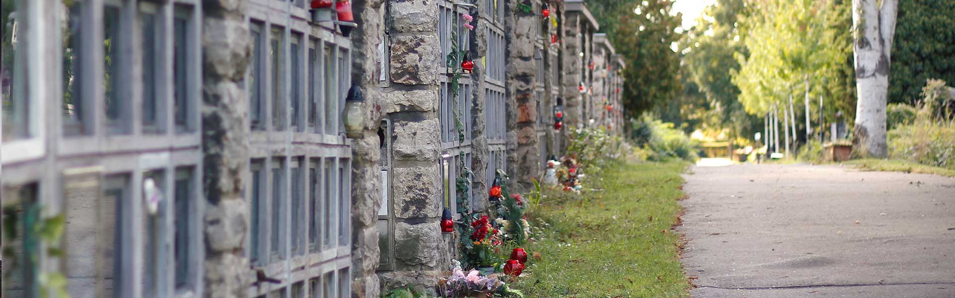Weg auf Urnenfriedhof, Bestattungspflicht